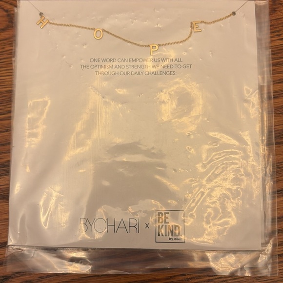 NWT BYCHARI “HOPE” Necklace - Picture 5 of 6